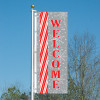 Candy Cane - 3x8 Vertical Outdoor Marketing Flag