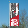 Cardinal - 3x8 Vertical Outdoor Marketing Flag