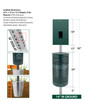 "Sunset Palms" DISPENSE-Art™  Designer Dog Waste Station