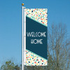 Confetti - 3x8 Vertical Outdoor Marketing Flag