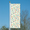 Confetti - 3x8 Vertical Outdoor Marketing Flag