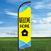 HEART HOME - Feather Flag SS