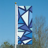 Blue Ice - 3x8 Vertical Outdoor Marketing Flag