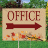 Falling Leaves - Double Sided Feather Flag and Yard Sign Marketing Bundle