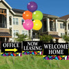 Colorful Stained Glass - Reusable Vinyl Balloon Cluster and Yard Sign Marketing Bundle