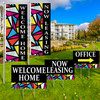 Colorful Stained Glass- Vertical Flag and Yard Sign Marketing Bundle