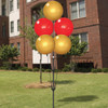 Golden Ribbon Maroon - Reusable Vinyl Balloon Cluster and Yard Sign Marketing Bundle