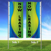 Coastal Waves- Double Sided 3x8 Vertical Wave Flag