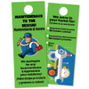 Bilingual Maintenance to the Rescue Door Hanger