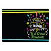 Greeting Cards: Happy Birthday Resident (Black Star)