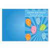 Custom Greeting Cards: Birthday Balloons