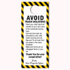 Custom Door Hanger: Avoid Trash Violations