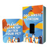 "Abstract Dogs" DISPENSE-Art™  Designer Dog Waste Station