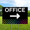 Prismatic Neon Style - Rectangle Flag and Yard Sign Marketing Bundle