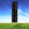 Bursting Bliss Black Rectangle Flag Kit