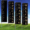 Bursting Bliss Black Rectangle Flag Kit