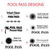 Custom Card Pool Pass Double Sided