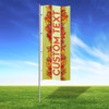 Crisp Leaves Custom 3' x 8' Vertical Flag Crisp Leaves Custom 3' x 8' Vertical Flag
