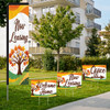 Fall Tree - Rectangle Flag and Yard Sign Marketing Bundle