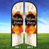 Pumpkin Glow - Double Sided Feather Flag Kit