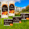 Pumpkin Glow - Vertical Flag and Yard Sign Marketing Bundle