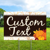 Pumpkin Glow - Semi Custom Coroplast Sign