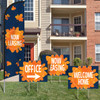 Twilight Leaves - Feather Flag and Yard Sign Marketing Bundle