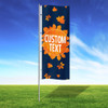 Twilight Leaves Custom 3' x 8' Vertical Flag