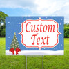 Starry Tinsel Semi Custom Coroplast Sign