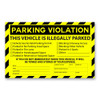 Parking Violation Stickers - Firm Violation Checklist