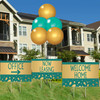 Teal Aura - Reusable Balloon Cluster and Yard Sign Marketing Bundle