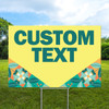 Sunshine Garden - Semi Custom Coroplast Sign