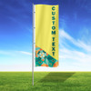 Sunshine Garden Custom 3' x 8' Vertical Flag