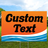 Tangerine Tide- Semi Custom Coroplast Sign