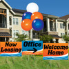 Tangerine Tide - Reusable Balloon Cluster and Yard Sign Marketing Bundle