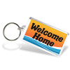Tangerine Tide Welcome Home Acrylic Key Tag