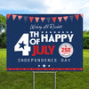 4th of July: Holiday Coroplast Yard Signs