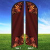 Auburn Ember- Double Sided Feather Flag Kit