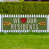 Golden Leaves - 3x10 Outdoor Heavy Duty Vinyl Banners