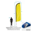 Golden Leaves- Double Sided Feather Flag Kit