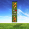 Golden Leaves Rectangle Flag Kit