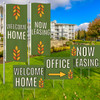 Golden Leaves - Vertical Flag and Yard Sign Marketing Bundle
