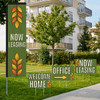 Golden Leaves - Rectangle Flag and Yard Sign Marketing Bundle
