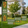 Golden Leaves - Rectangle Flag and Yard Sign Marketing Bundle