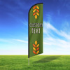 Golden Leaves Custom Feather Flag