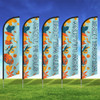 Hello Autumn- Double Sided Feather Flag Kit