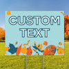 Hello Autumn - Semi Custom Coroplast Sign
