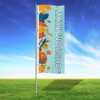 Hello Autumn Custom 3' x 8' Vertical Flag
