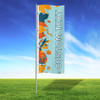 Hello Autumn Custom 3' x 8' Vertical Flag