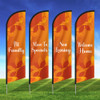 Rustic Autumn- Double Sided Feather Flag Kit